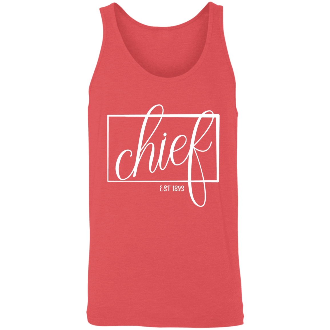 Chief 1893 White Unisex Tank