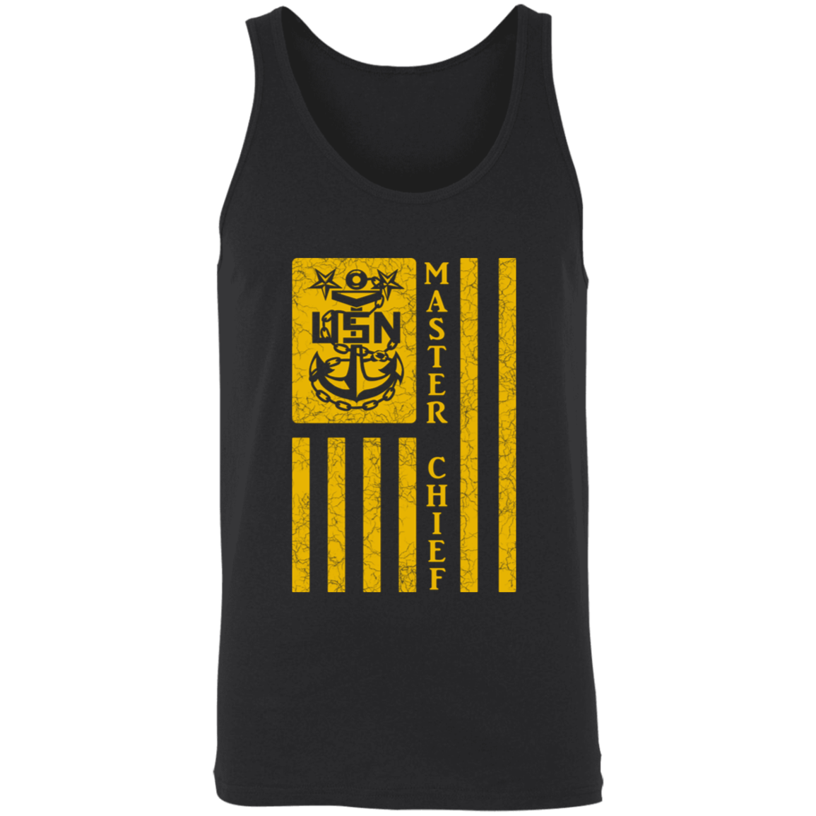 Master Chief Flag Gold Unisex Tank