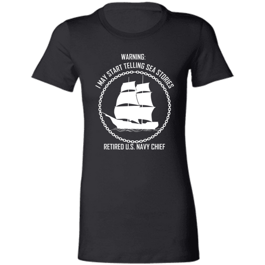 Retired Sea Stories White Ladies' Favorite T-Shirt