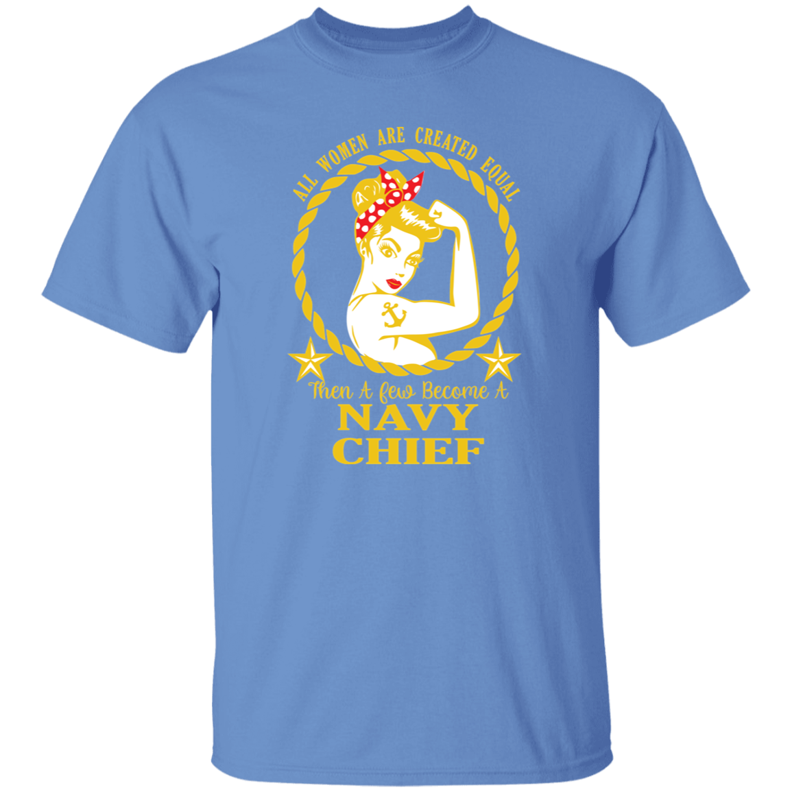 Navy Girl V2 5.3 oz. T-Shirt