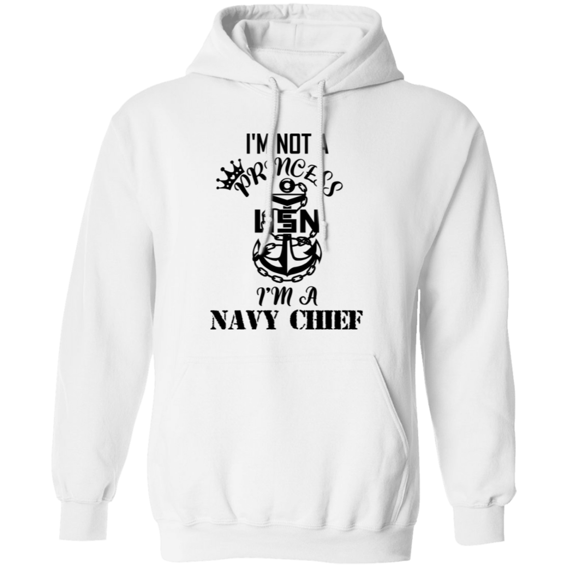 I'm not a Princess Pullover Hoodie