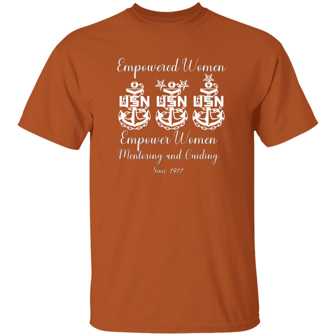 Empowered Women White Design 5.3 oz. T-Shirt