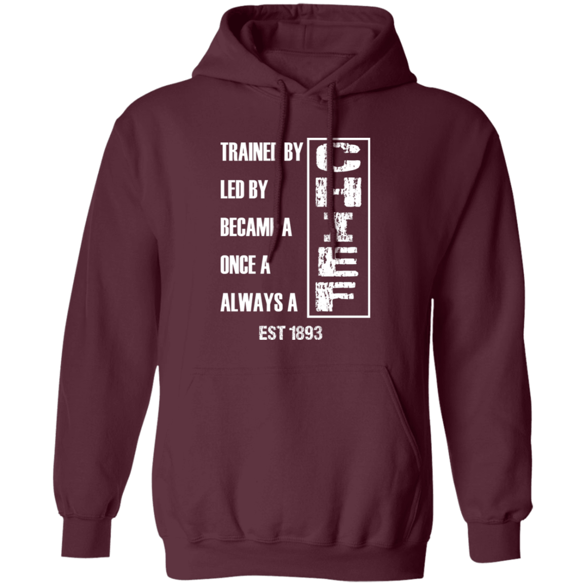 Always A Chief Pullover Hoodie White