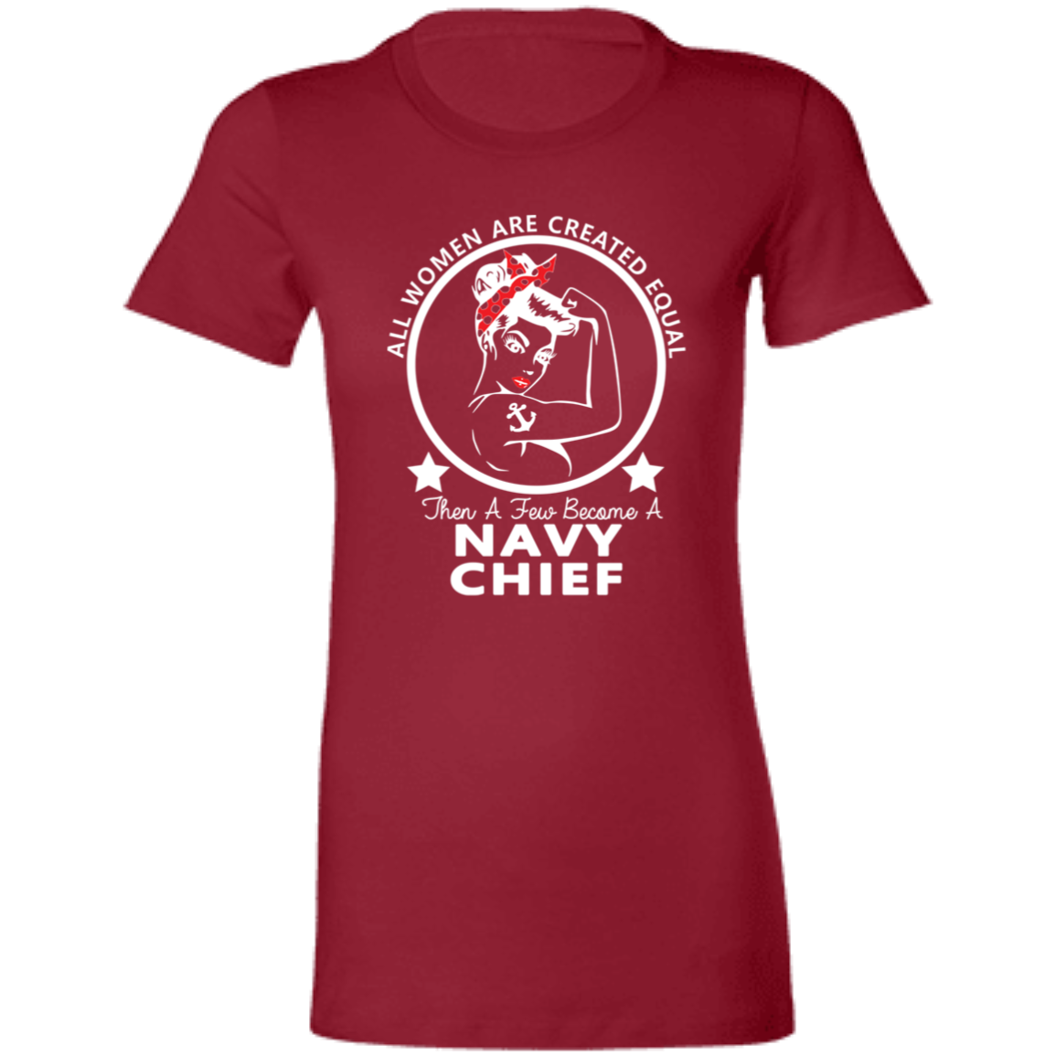 Navy Girl Chief White Ladies' Favorite T-Shirt