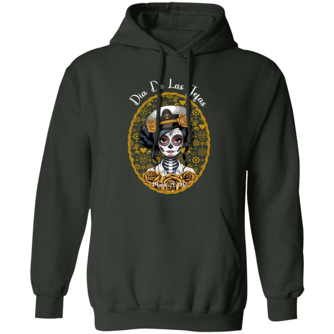 Dia De Las Jefas Pullover Hoodie