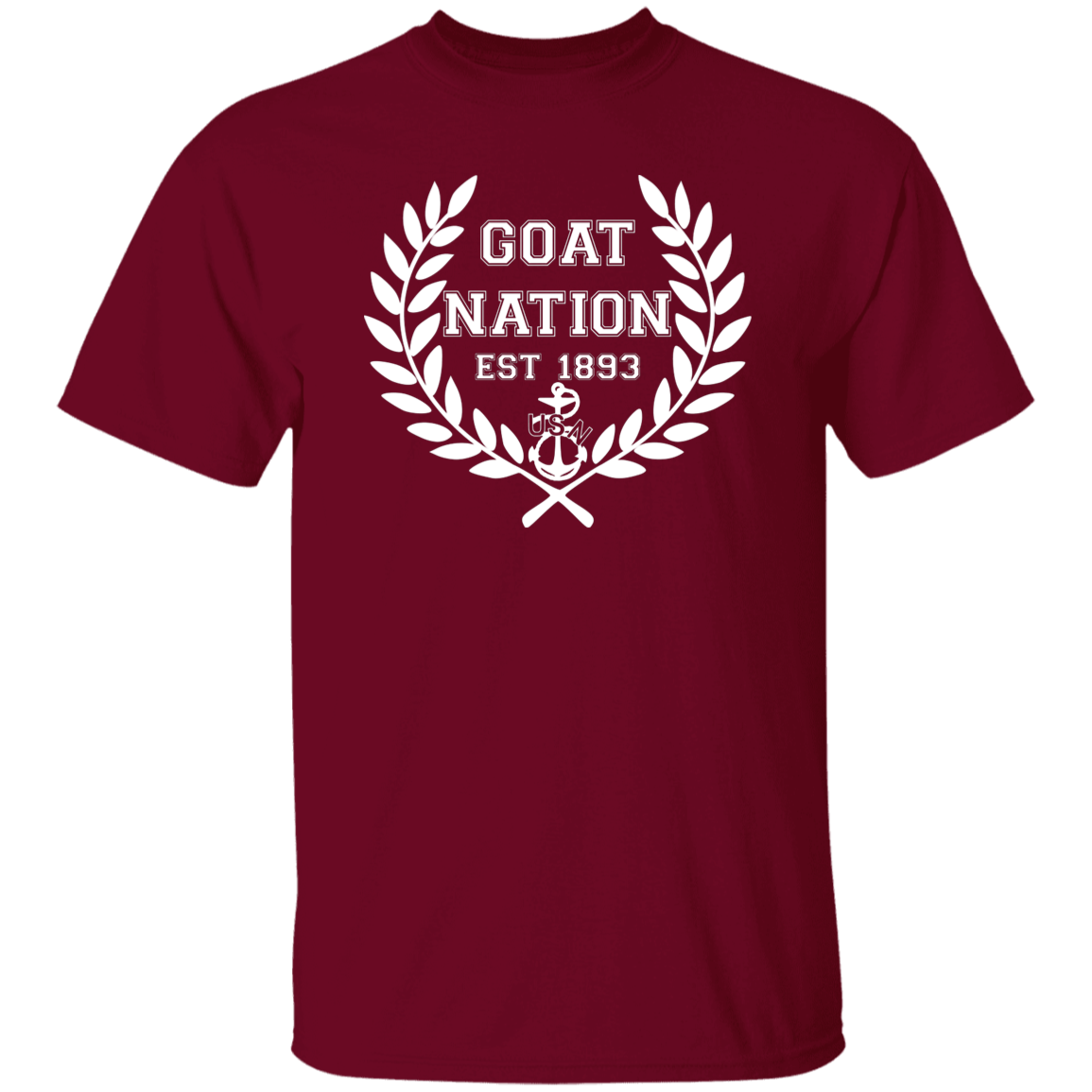 Goat Nation White 5.3 oz. T-Shirt