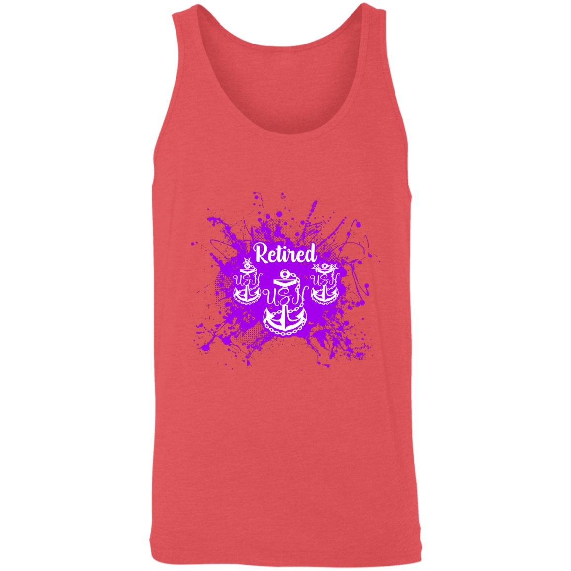 Retired Chief Purple Paint Unisex Tank