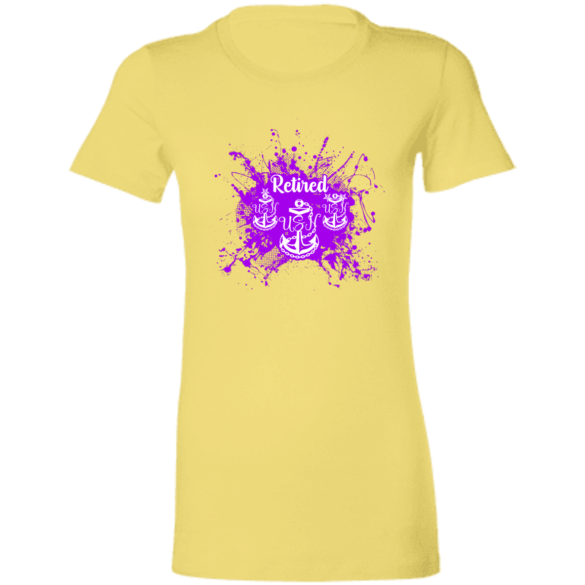 Retired Chief Purple Paint Ladies' Favorite T-Shirt
