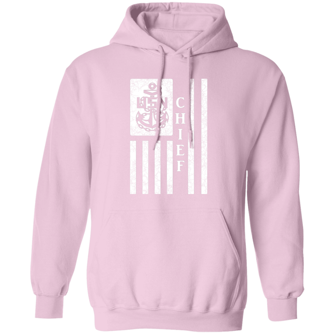 Chief Flag White Pullover Hoodie