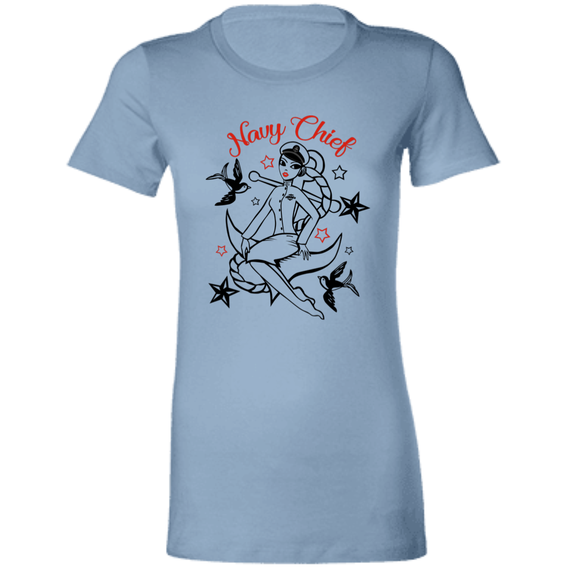 Navy Chief Pin Up Ladies' Favorite T-Shirt