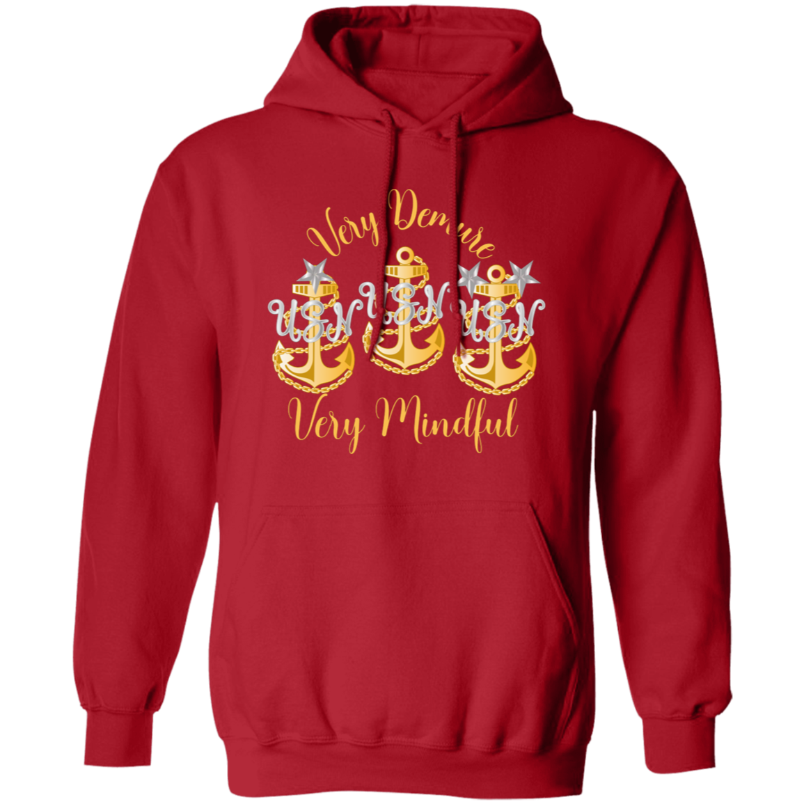 Very Demure Pullover Hoodie