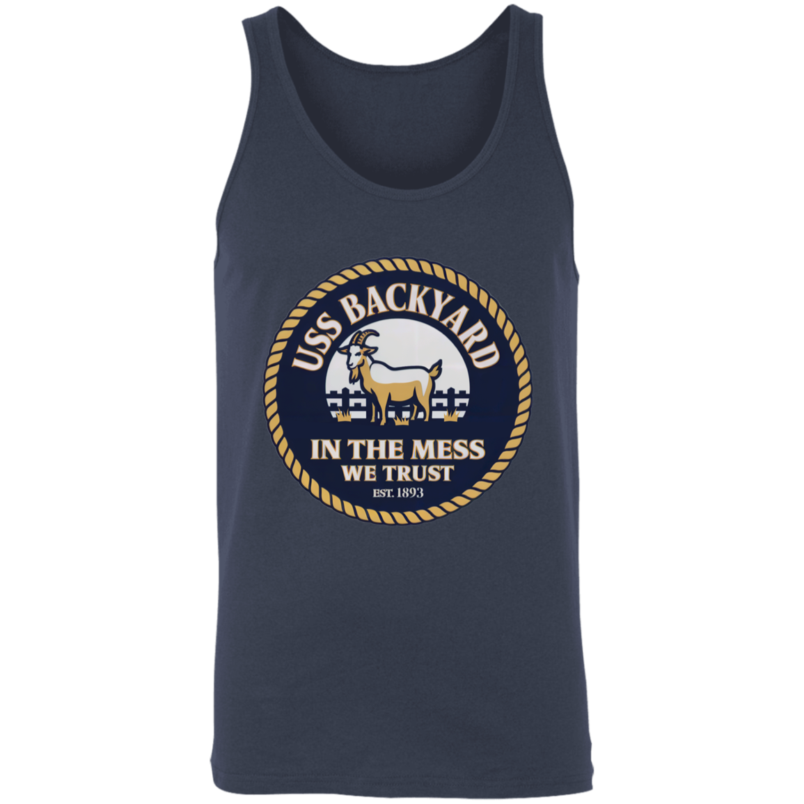USS Backyard Unisex Tank