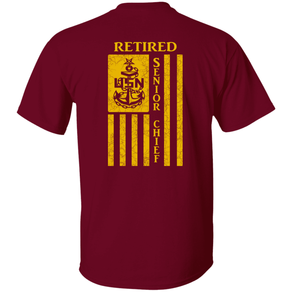 Retired Senior Chief Flag FB T-Shirt