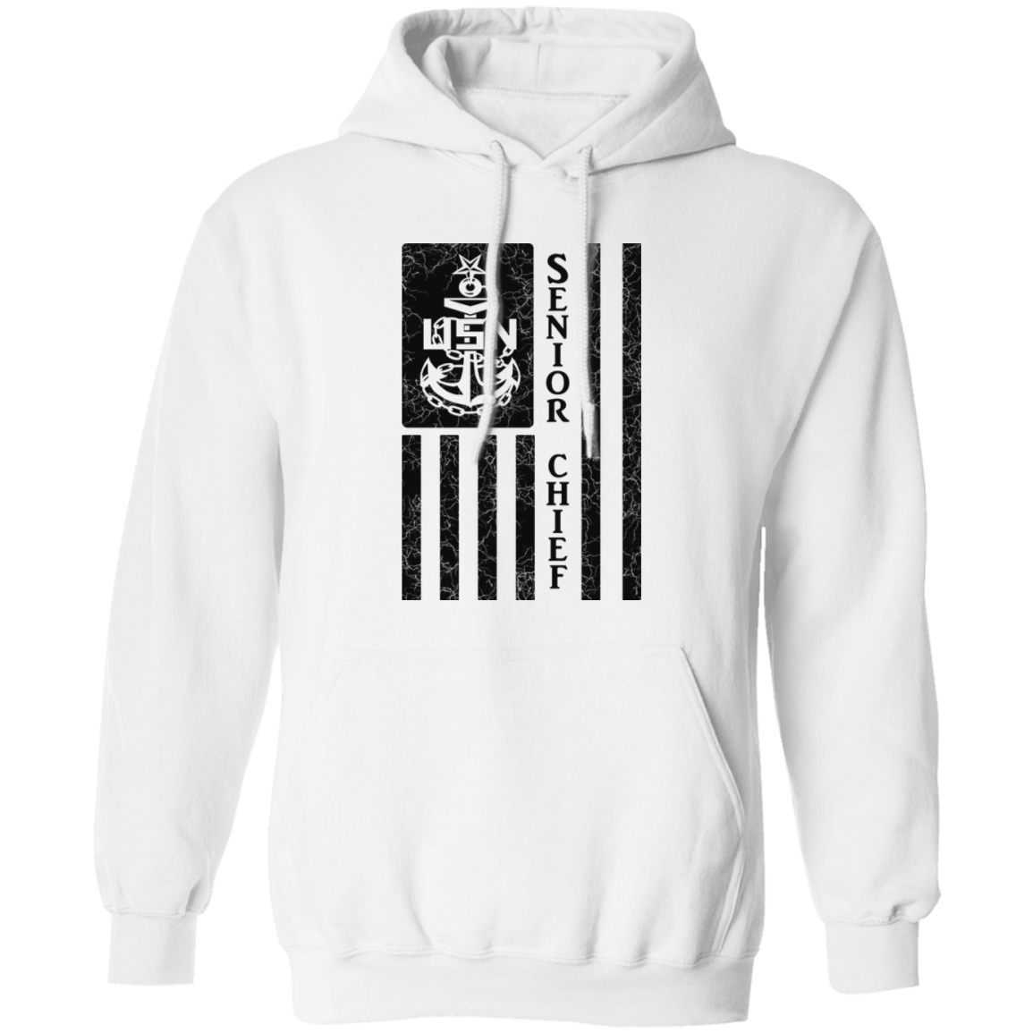 Senior Chief Flag Pullover Hoodie