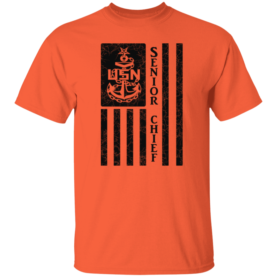 Senior Chief Flag 5.3 oz. T-Shirt
