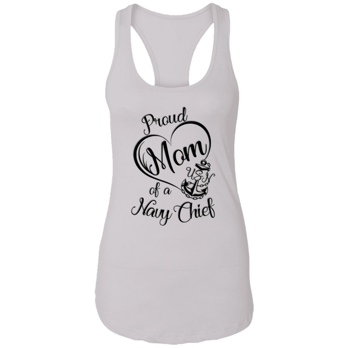 Proud Mom V2 Ladies Racerback Tank