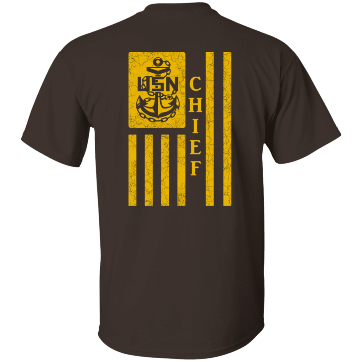Chief Flag Front and Back 5.3 oz. T-Shirt