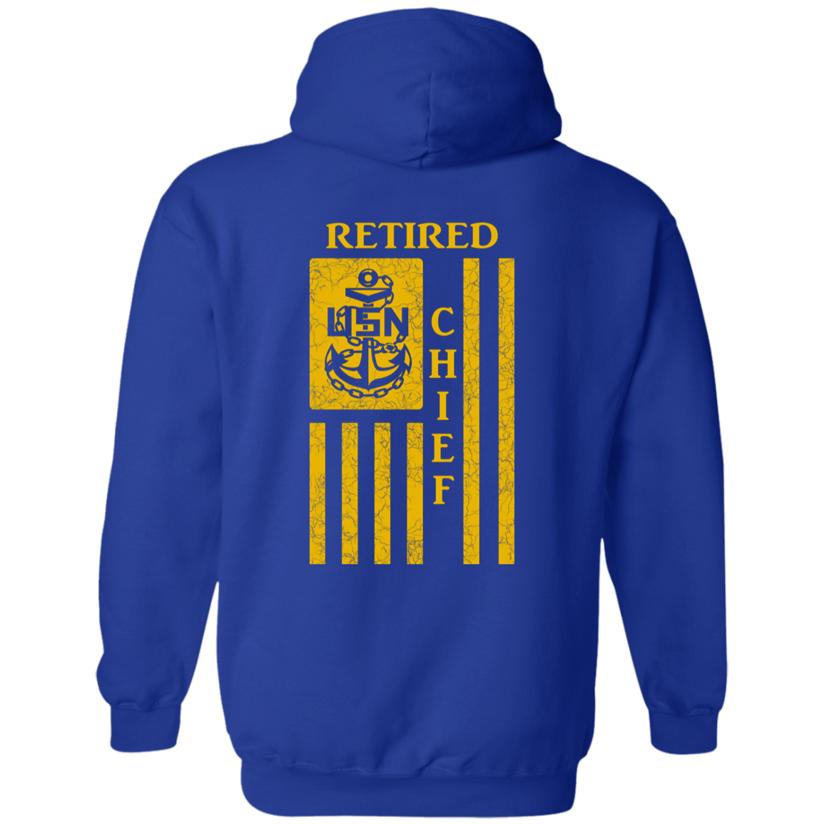 Retired Chief Flag FB Pullover Hoodie