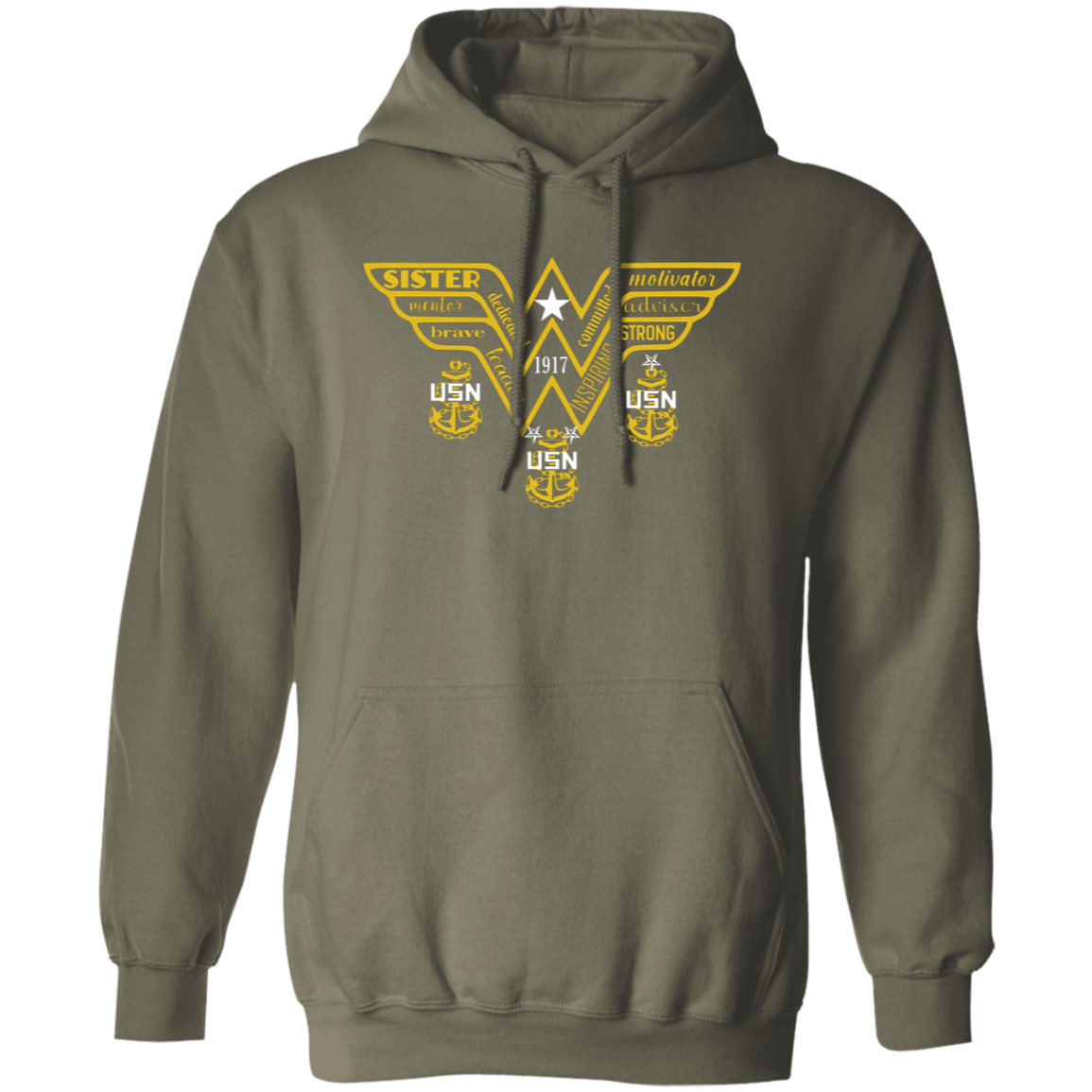 WW CPO Gold Pullover Hoodie