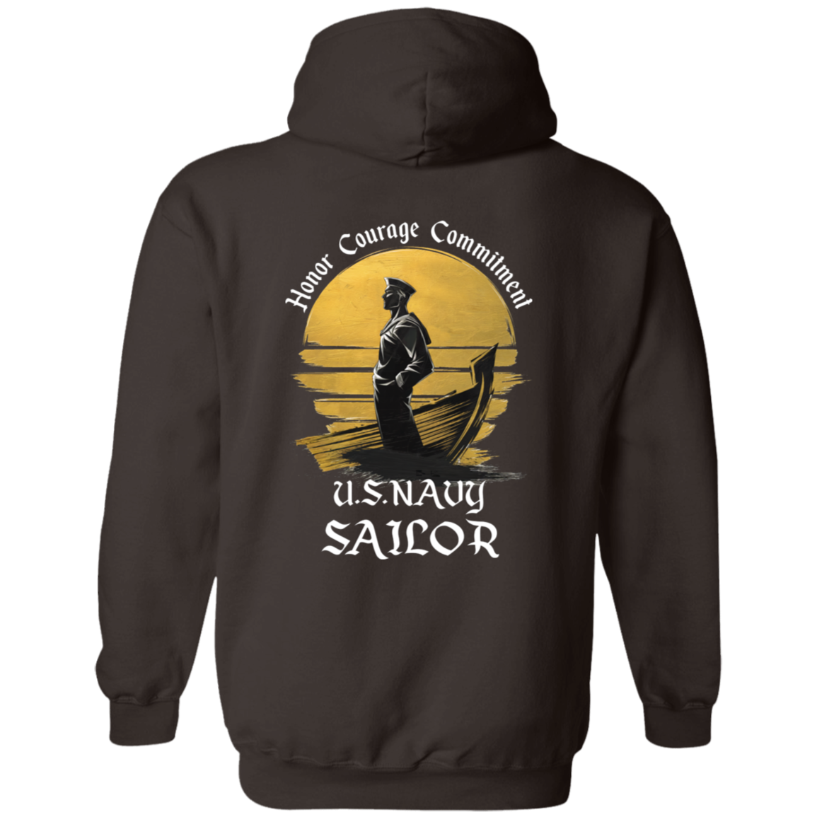 Navy Sailor Pullover Hoodie