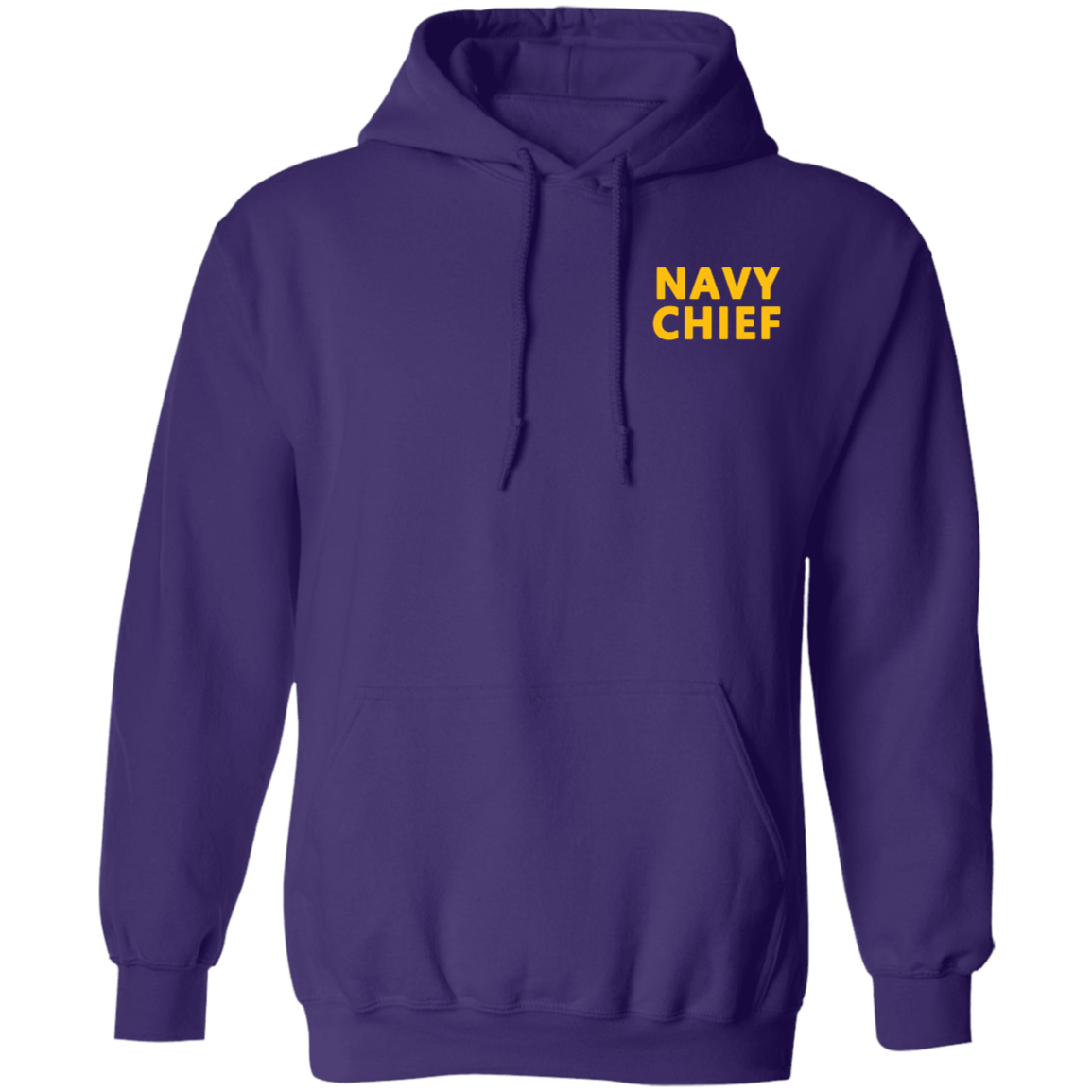 Navy Girl Front and Back Pullover Hoodie