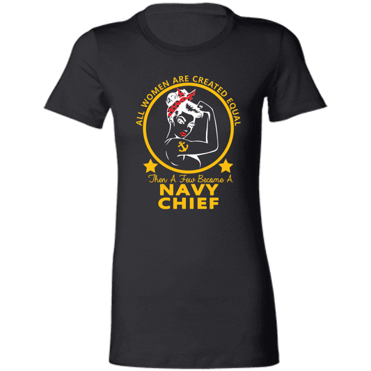 Navy Girl Chief Gold Ladies' Favorite T-Shirt