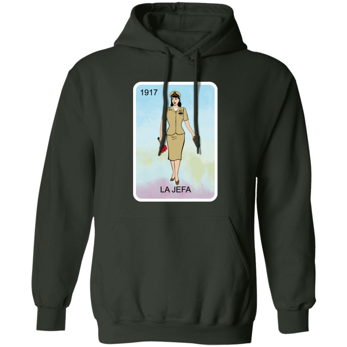 La Jefa Brown Shoe Pullover Hoodie