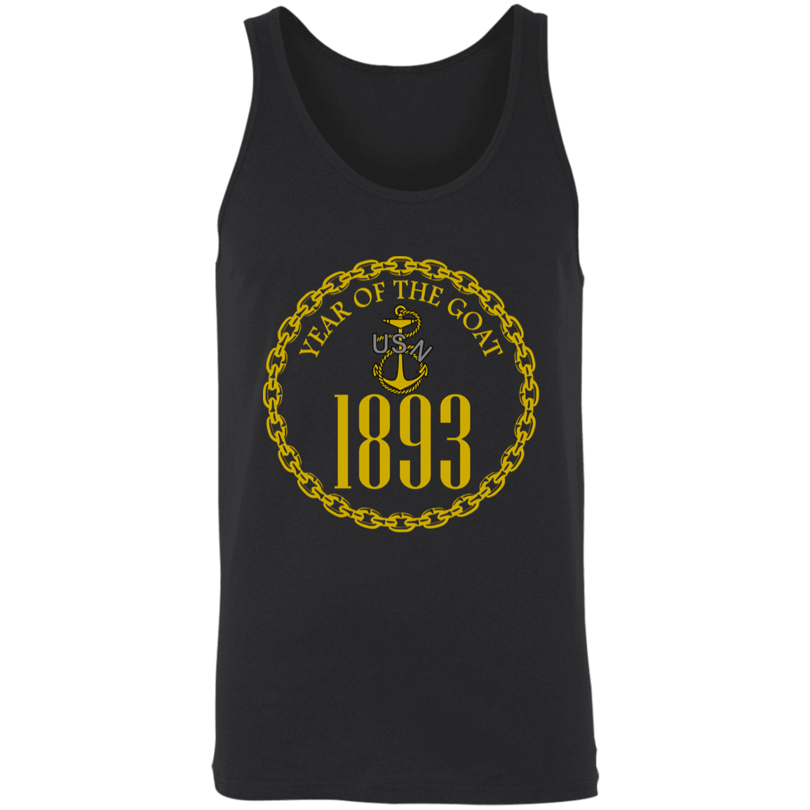 Year of the Goat Gold Unisex Tank