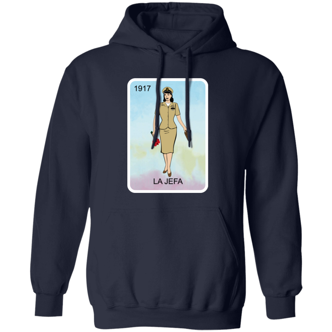 La Jefa Brown Shoe Pullover Hoodie