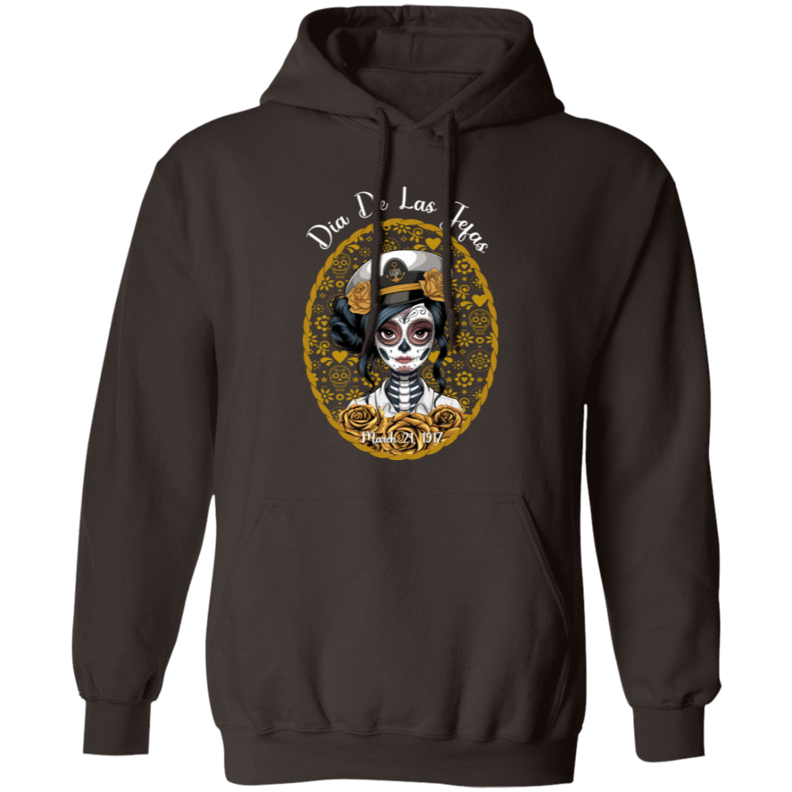 Dia De Las Jefas Pullover Hoodie