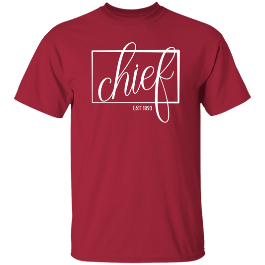 Chief 1893 White 5.3 oz. T-Shirt