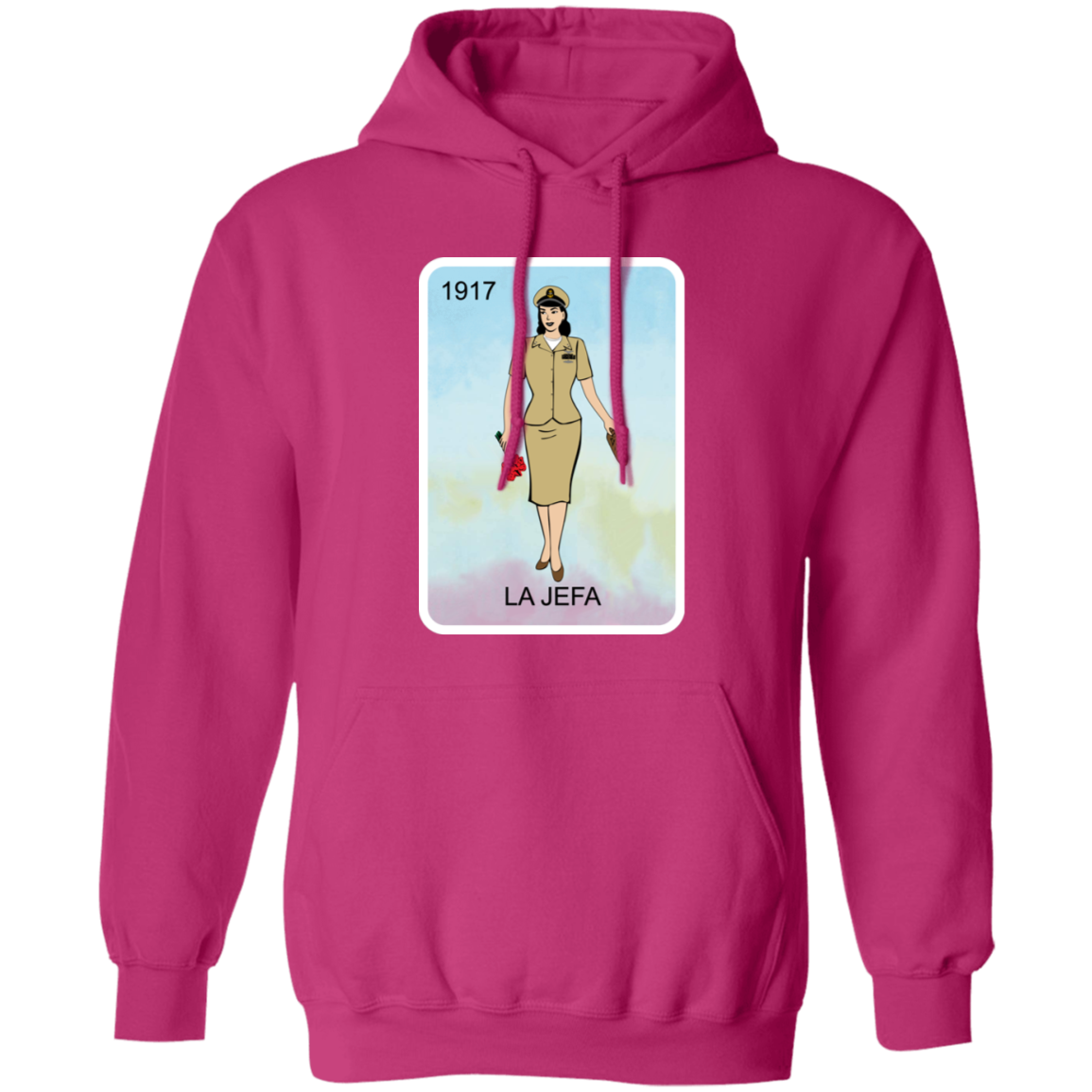 La Jefa Brown Shoe Pullover Hoodie