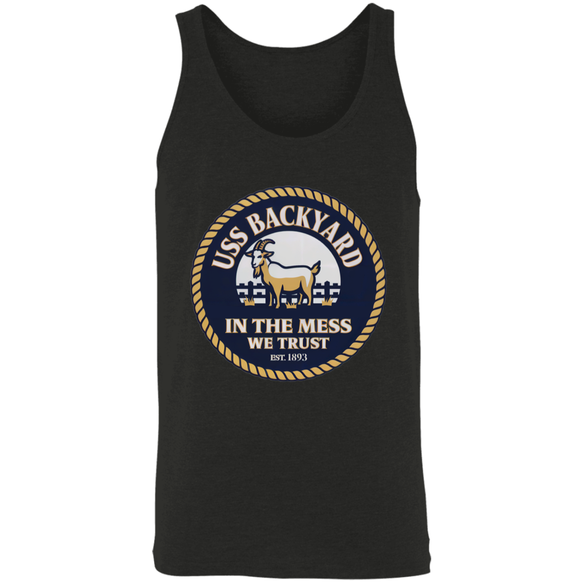 USS Backyard Unisex Tank