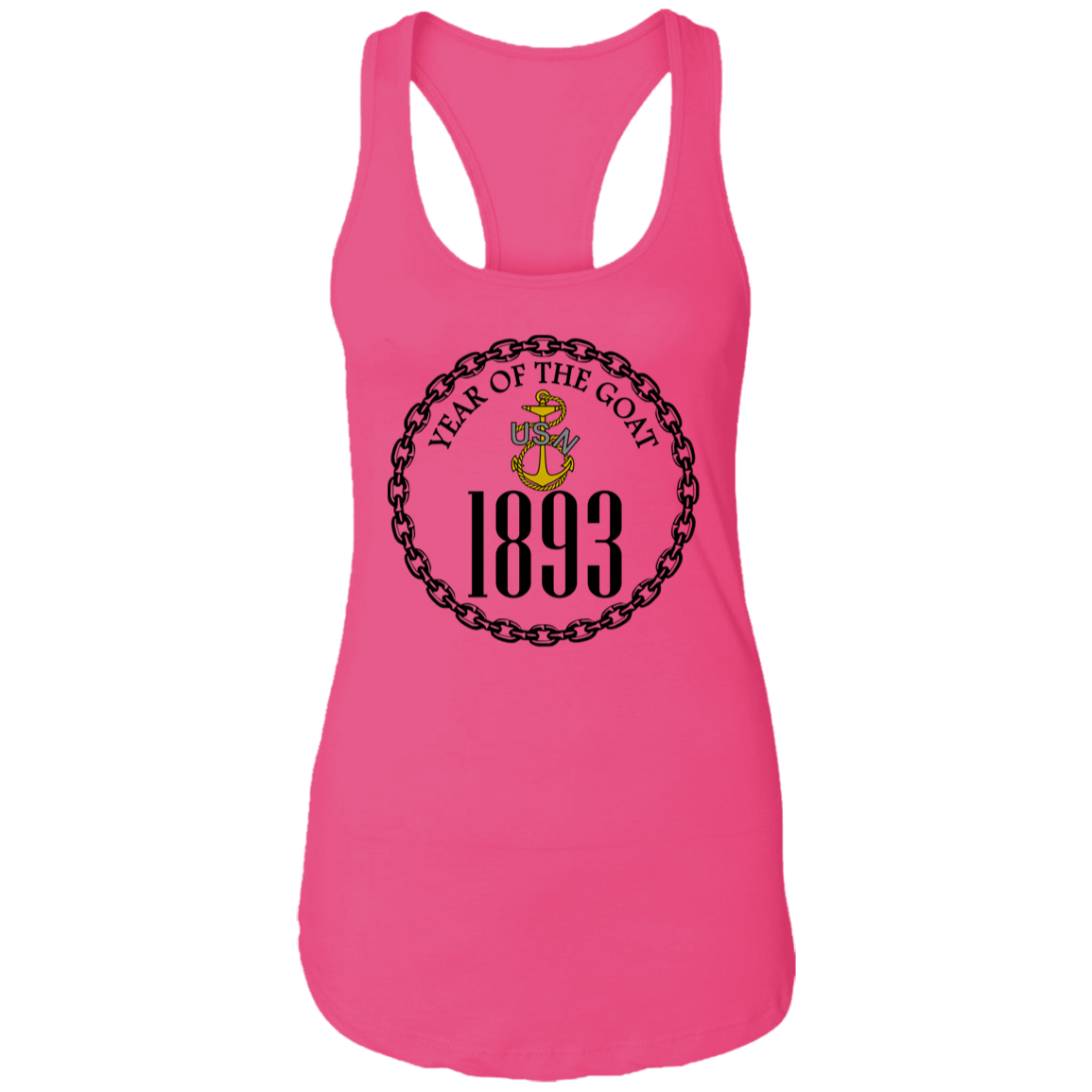 Year of the Goat Ladies Racerback Tank