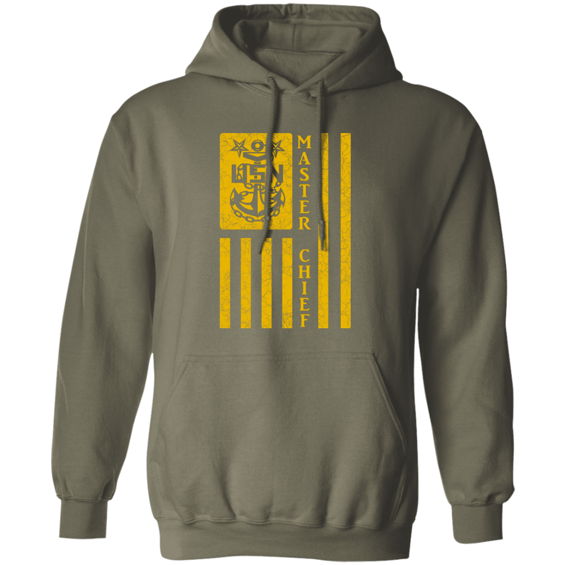 Master Chief Flag Gold Pullover Hoodie