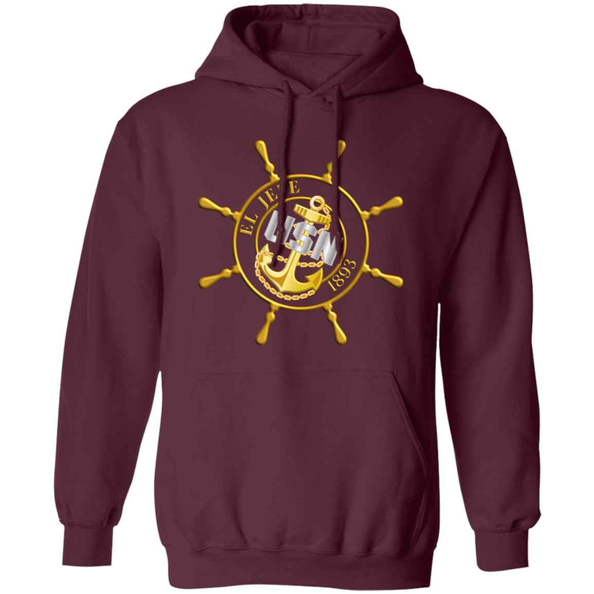 Ships Wheel Jefe Pullover Hoodie