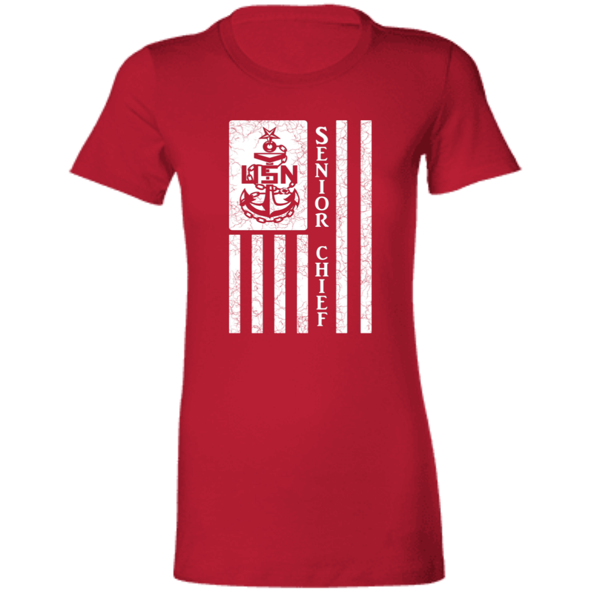Senior Chief Flag White Ladies' Favorite T-Shirt