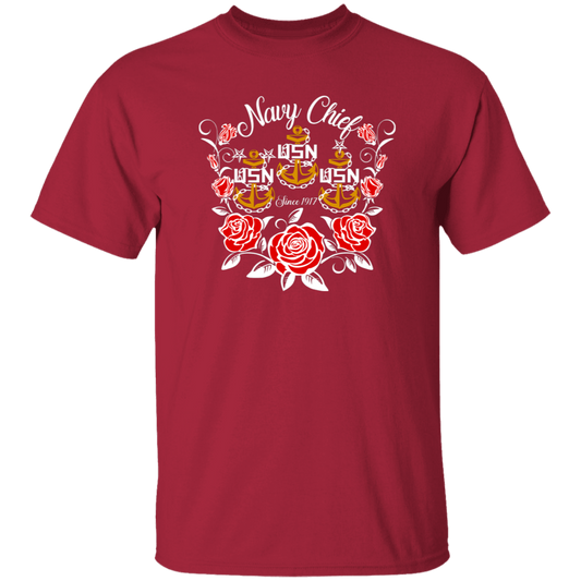 Navy Chief Rose Gold 5.3 oz. T-Shirt