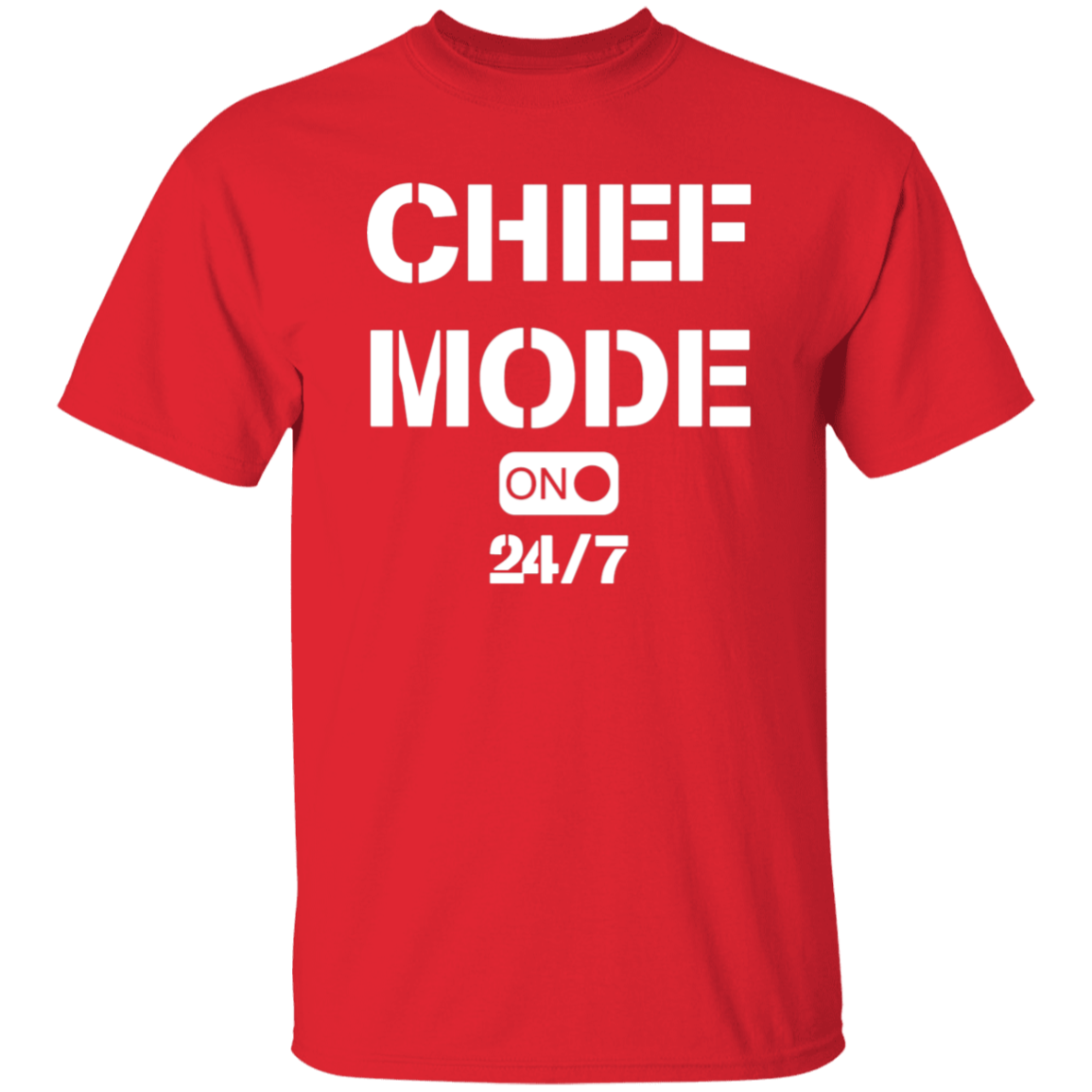 Chief Mode White 5.3 oz. T-Shirt