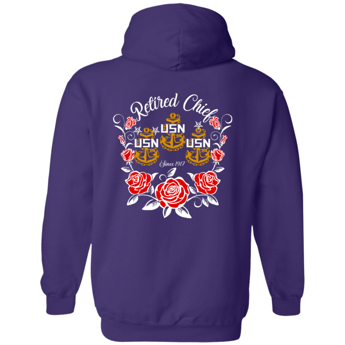 Retired Chief Rose FB Pullover Hoodie