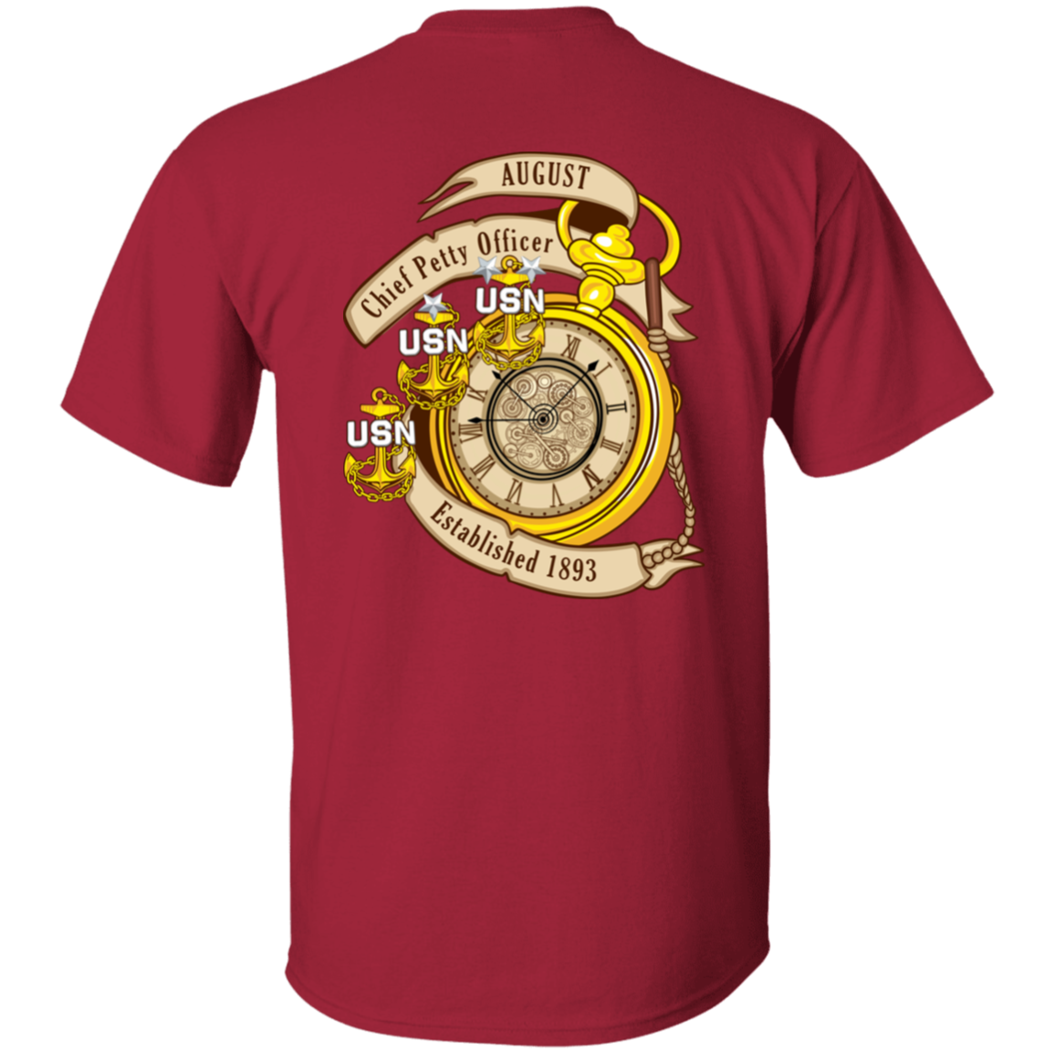 August CPO Two Sides 5.3 oz. T-Shirt