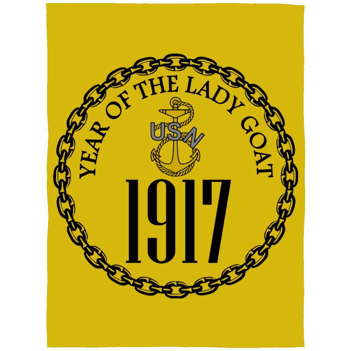Year of the Lady Goat Fleece Blanket 60x80