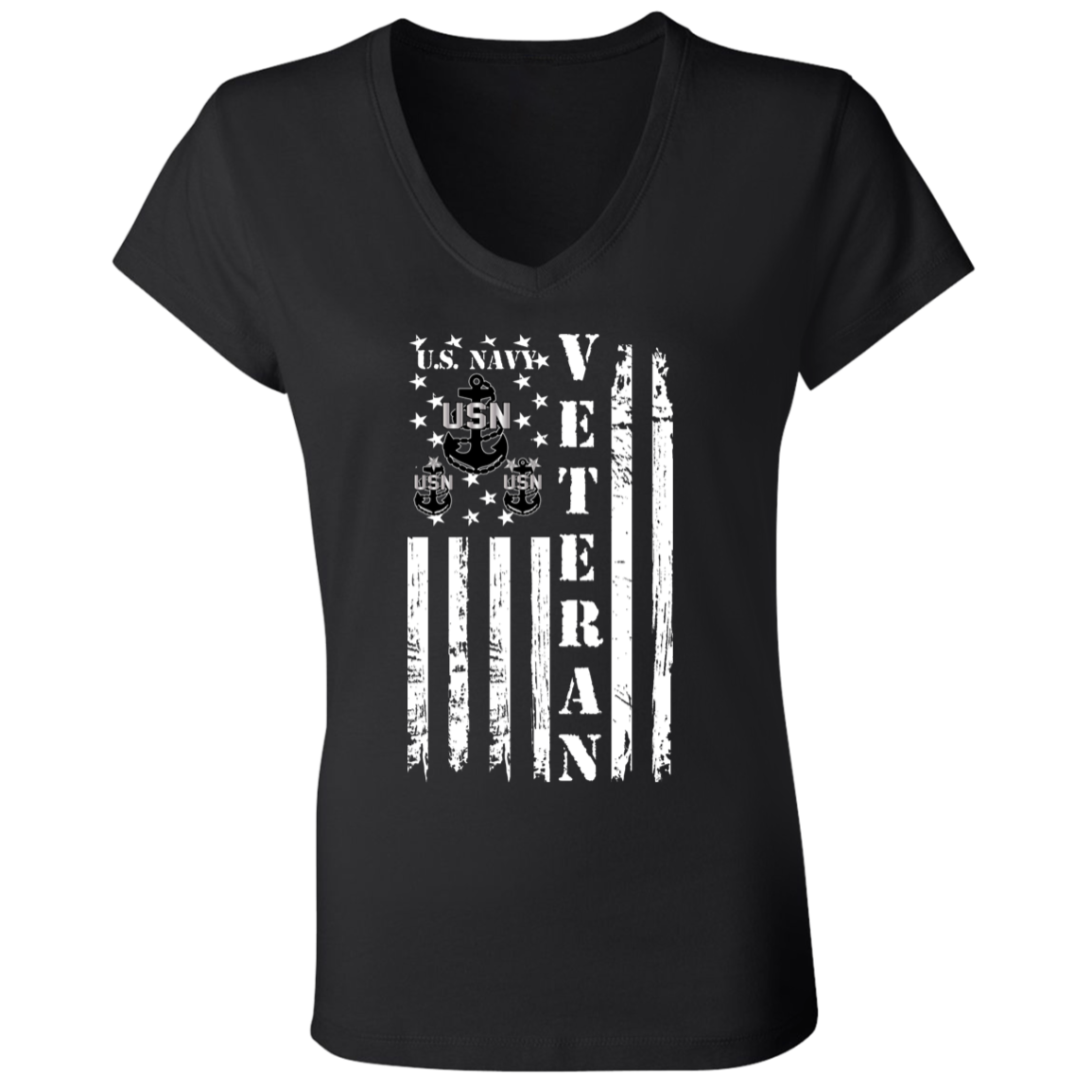 Veteran Chief Ladies' Jersey V-Neck T-Shirt