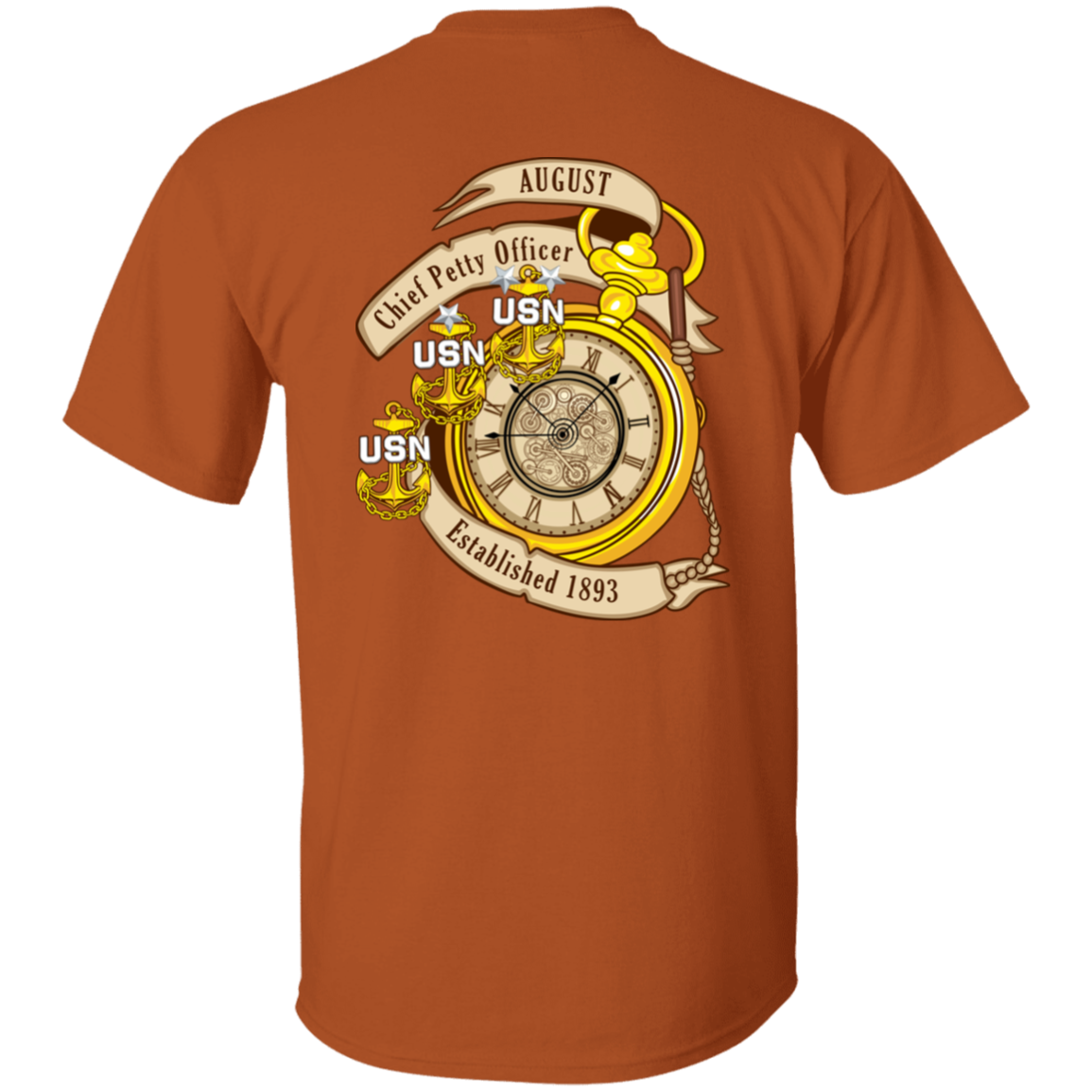 August CPO Two Sides 5.3 oz. T-Shirt