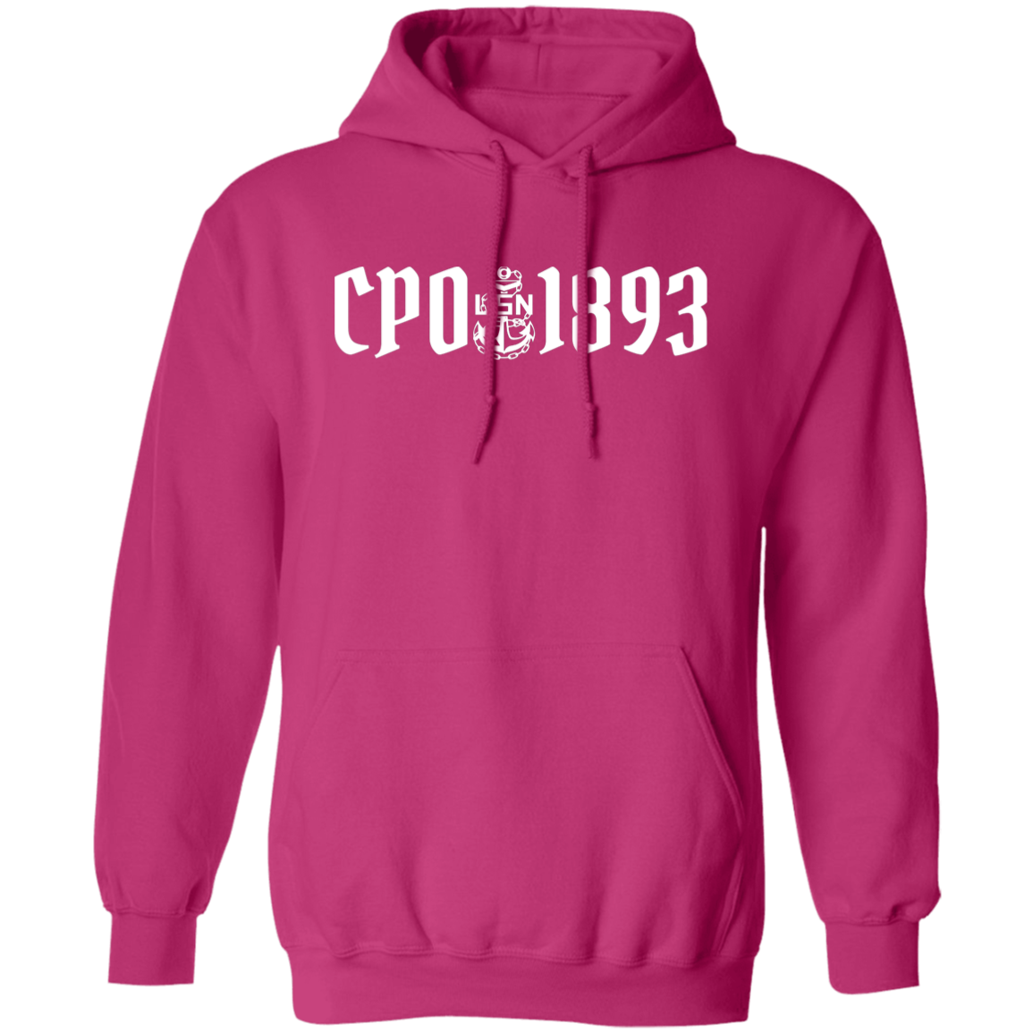 CPO 1893 White Pullover Hoodie