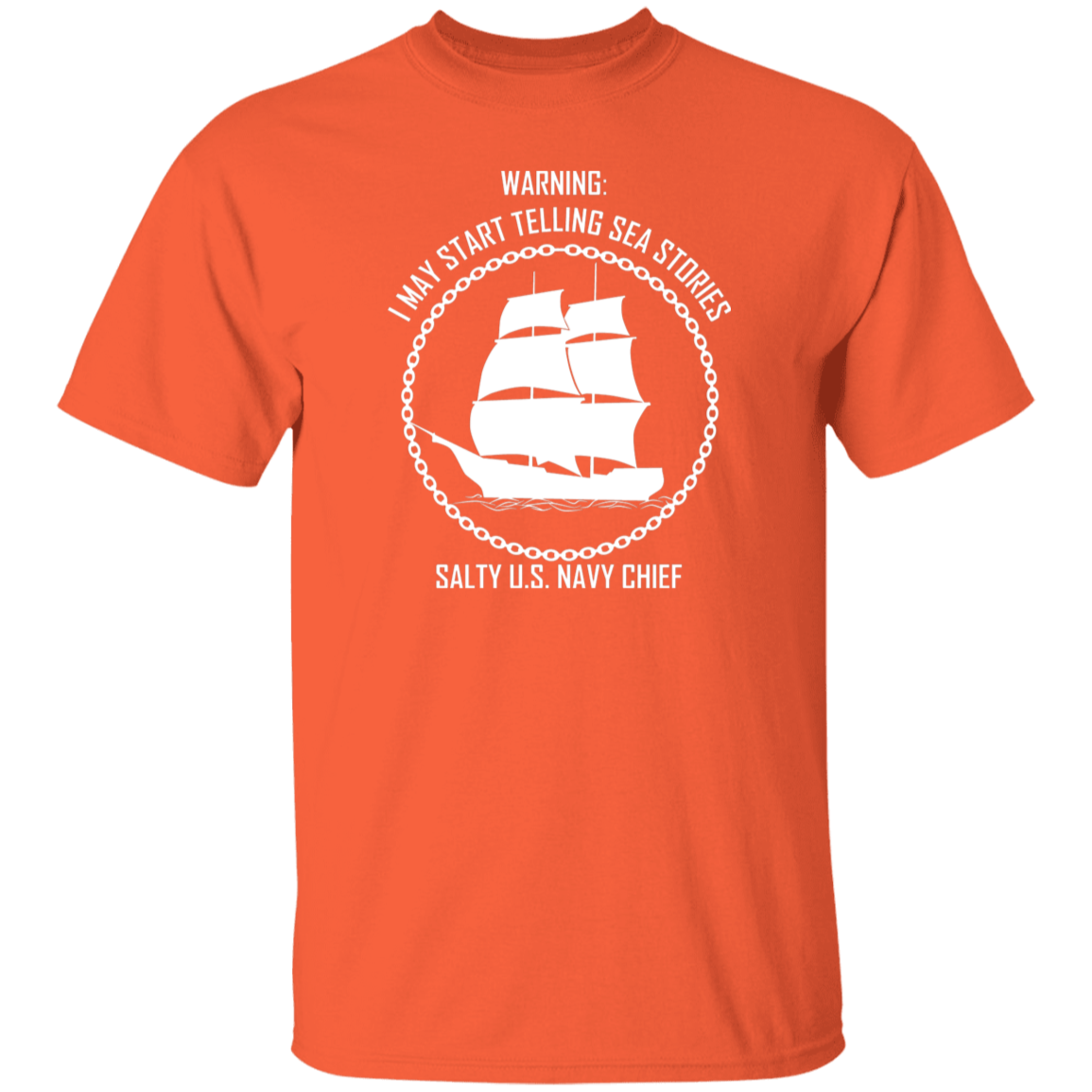 Salty Sea Story White 5.3 oz. T-Shirt