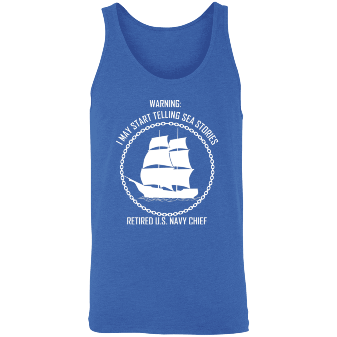 Retired Sea Stories White Unisex Tank