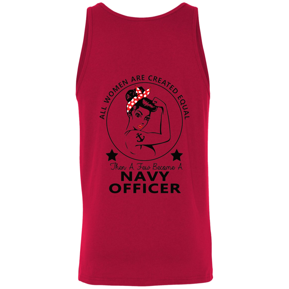 Navy Girl Officer FB Unisex Tank