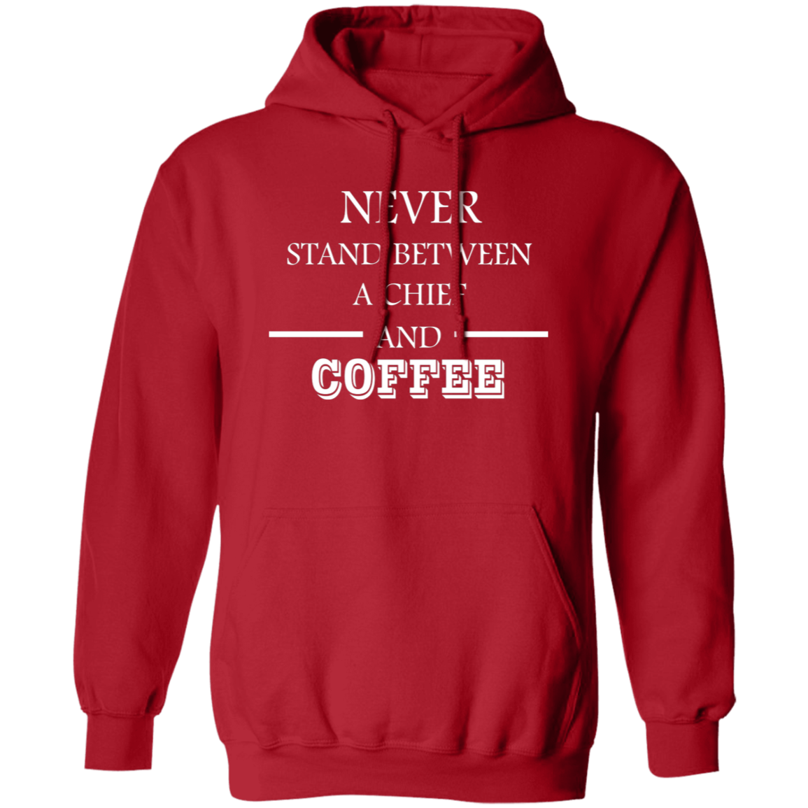 Coffee Love White Design Pullover Hoodie