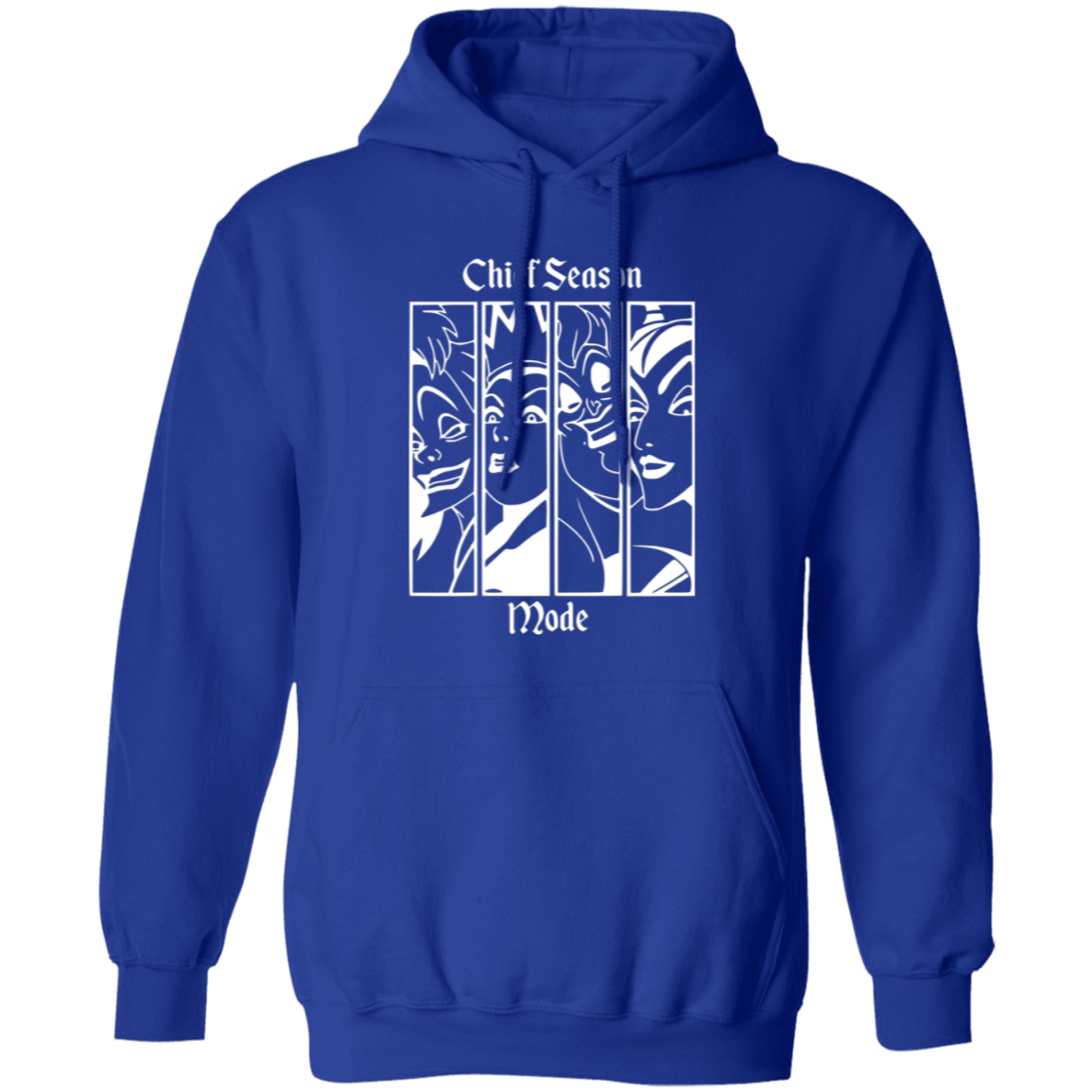 Wicked Mode White Pullover Hoodie